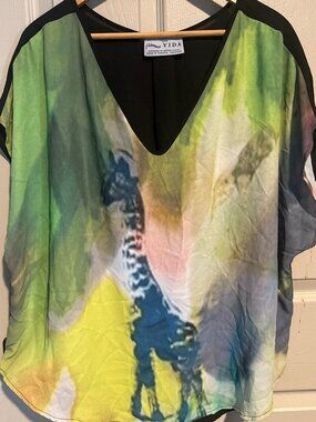 Colorful Giraffe Top